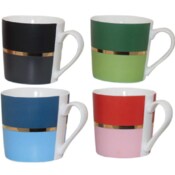 Wholesale - 15oz COLOR BLOCK ASST MUG C/P 24, UPC: 848496053205